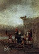 Francisco de Goya The Strolling Players oil painting picture wholesale